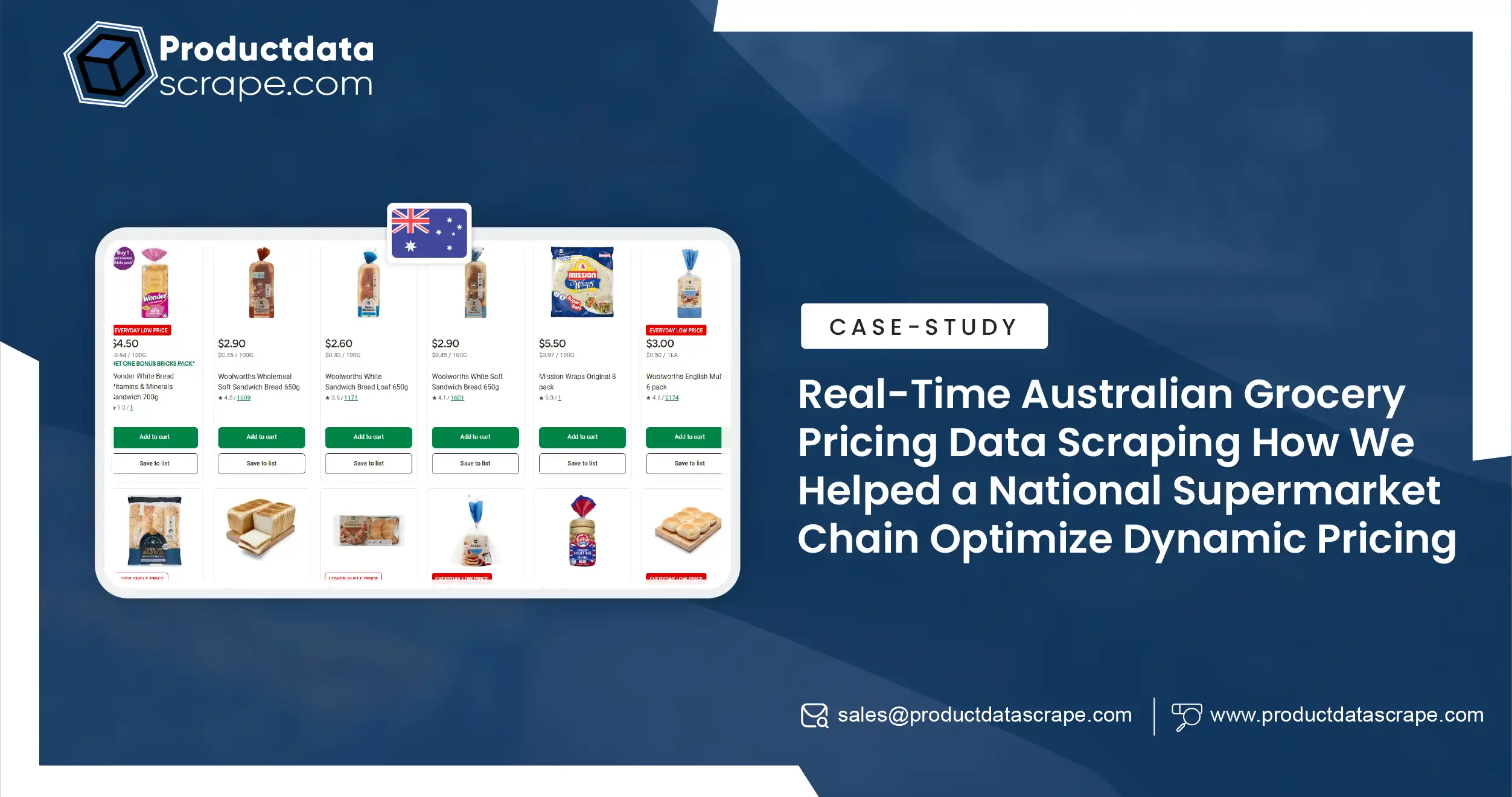 Real-Time Australian Grocery Pricing Data Scraping - How We Helped a National Supermarket Chain Optimize Dynamic Pricing